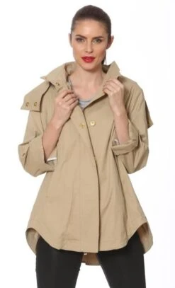 Ciao Milano Savina Rain Jacket 10 Ciao Milano Savina Rain Jacket -Skechers Store 17868 KHAKI l
