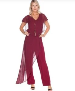 Last Tango Jumpsuit -Skechers Store 19087 BURGUNDY l