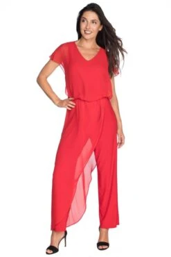 Last Tango Jumpsuit -Skechers Store 19087 RED l
