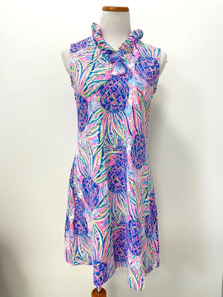 Ruffle Neck Dress 2 Ruffle Neck Dress - Image 2