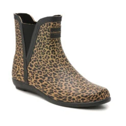 London Fog Picadilly Rain Boot -Skechers Store 25326 LEOPARD l