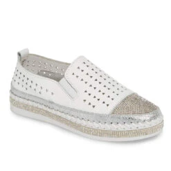 Bernie Mev Glitter Sneaker 5 Bernie Mev Glitter Sneaker -Skechers Store 25914 WHT l