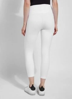 Lysse Cotton Crop Leggings -Skechers Store 25938 WHITE l