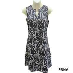 Lulu B V- Neck Cut Swing Dress -Skechers Store 26207 PRNV l