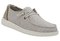 Hey Dude Wendy Chambray Slip- On -Skechers Store 26345 JAVA l