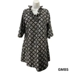 3/4 Ruffle Neck Dress -Skechers Store 26686 GMBS l