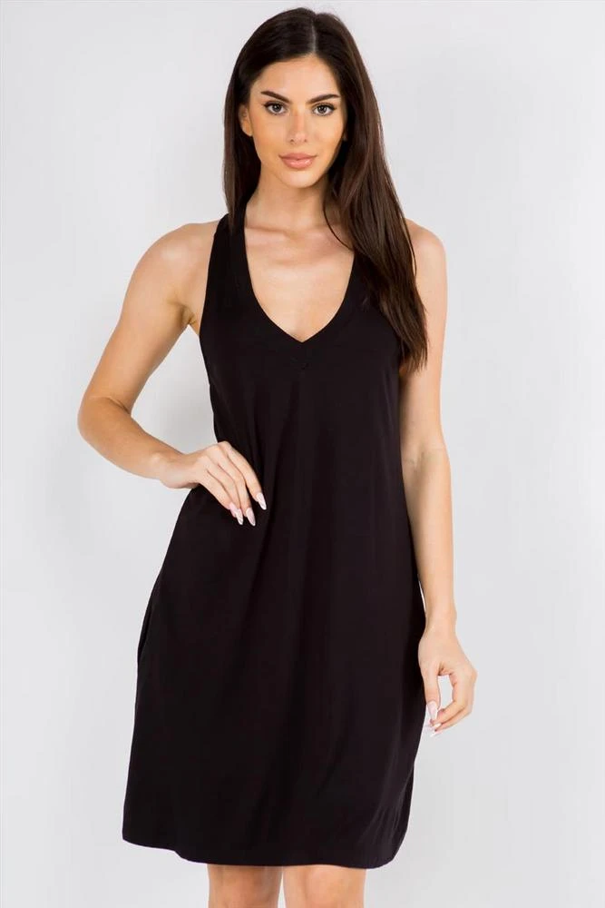 V Neck Dress 2 V Neck Dress - Image 2