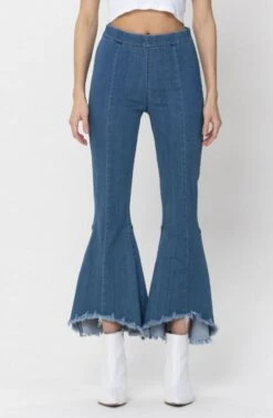 High Rise Crop Flare