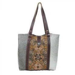 Regent Leather And Hairon Bag