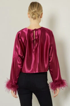 Satin Top -Skechers Store 31327 SANGRIA l