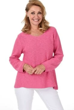 Hi Low Sweater -Skechers Store 31934 LIPSTICK l