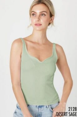 Sweetheart Tank Top -Skechers Store 32594 DSRTSAGE l