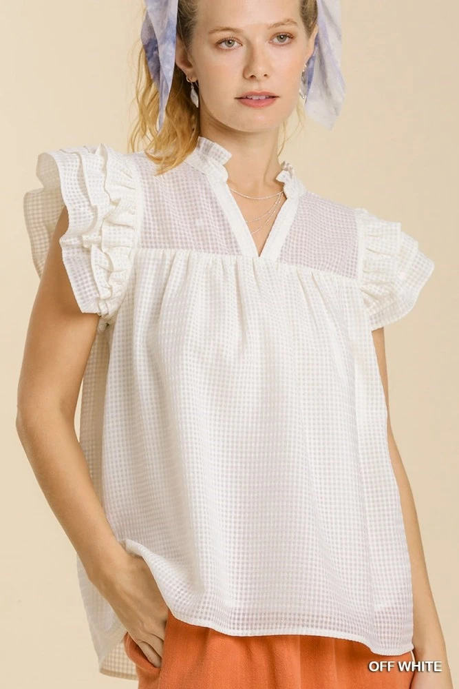 Ruffle Sleeve Top 2 Ruffle Sleeve Top - Image 2