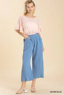 Wide Leg Pants -Skechers Store 32610 DENBLUE l