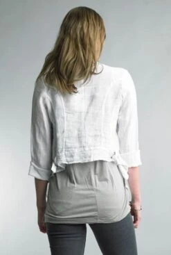 Linen Jacket -Skechers Store 32727 WHT l