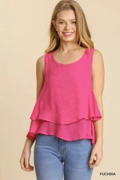 Sleeveless Top -Skechers Store 32814 FUCHSIA l