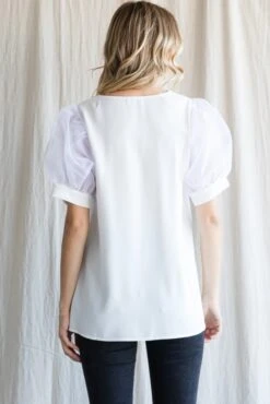 Puff Top -Skechers Store 32991 WHITE l